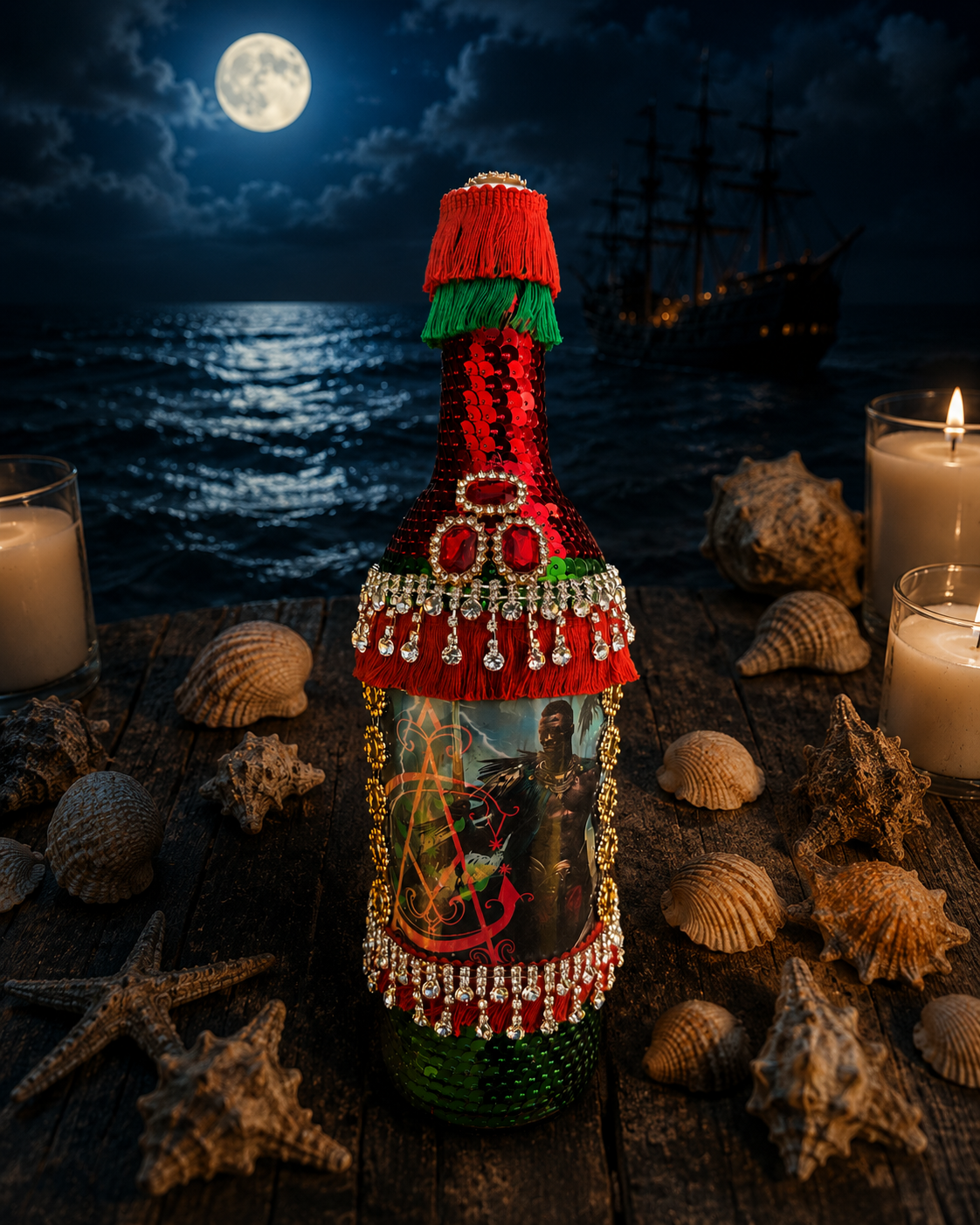 Commissioned Boutey Lwa (Libation Bottle)